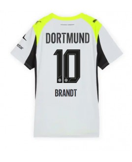 Günstige Borussia Dortmund Julian Brandt #10 Auswärtstrikot Damen 2025-26 Kurzarm